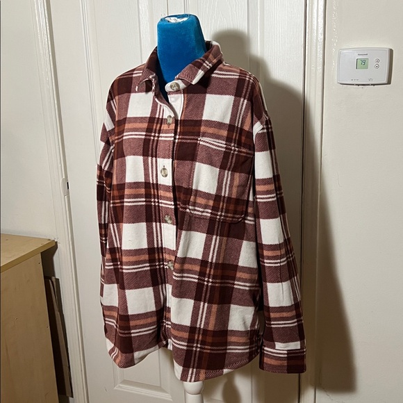 NWT EDDIE BAUER Micro fleece Shirt Women’s XL - Picture 3 of 7